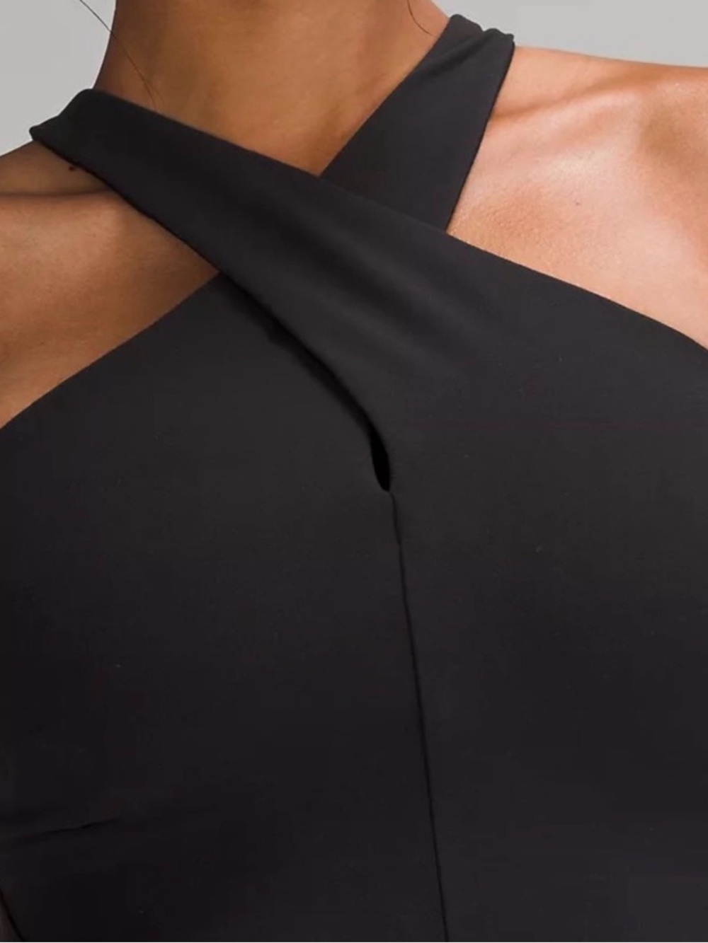 Lululemon Nulu Wrap-Front Longline Bra *Light Support, A/B Cup
Black